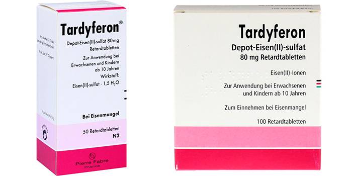 Tardyferon 80 mg para que sirve