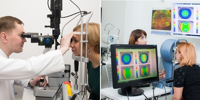 Проведение офтальмоскопии и проверка цветовосприятия