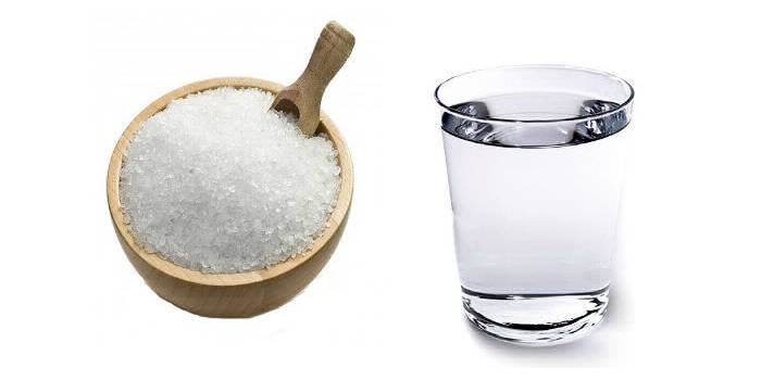 Соль и вода для промывания носа