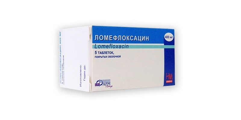 Таблетки Ломефлоксацин