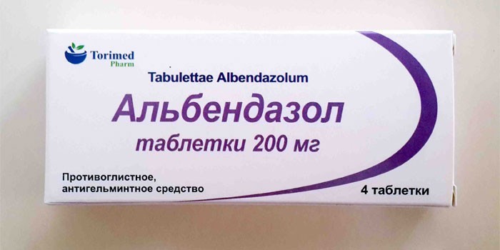 Таблетки Альбендазол