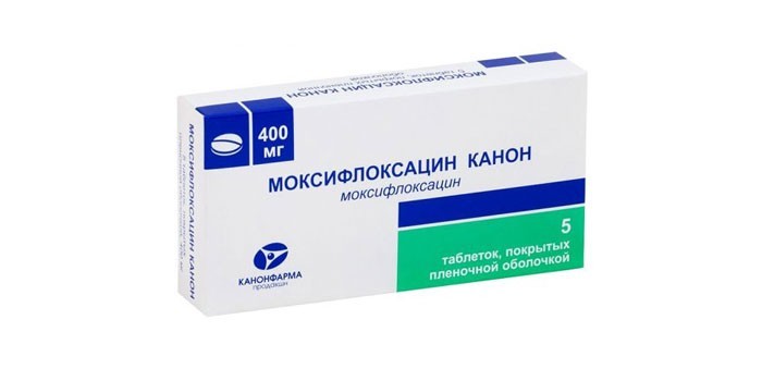 Таблетки Моксифлоксацин