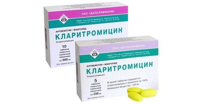 Таблетки Кларитромицин