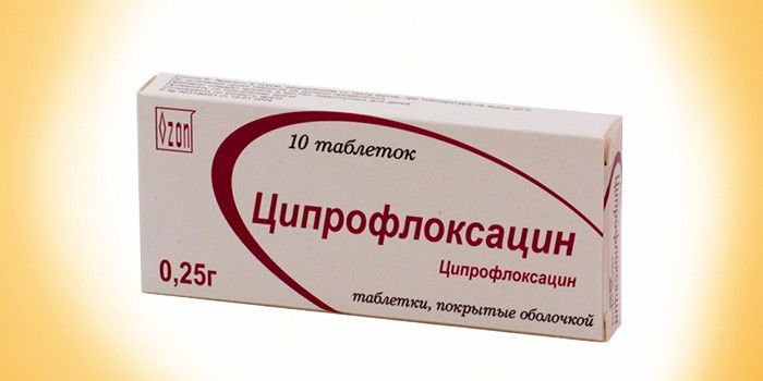 Таблетки Ципрофлоксацин