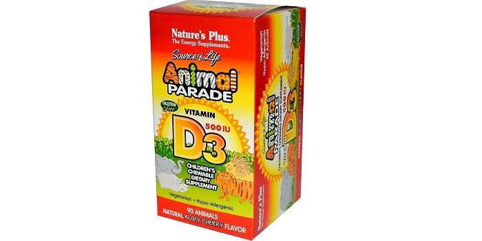 Nature's Plus, Animal Parade с витамином D3