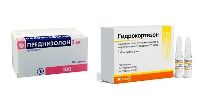 Препараты Преднизолон и Гидрокортизон