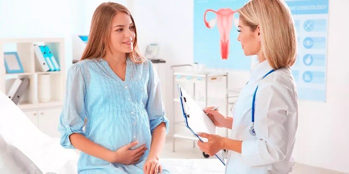 Беременная у гинеколога